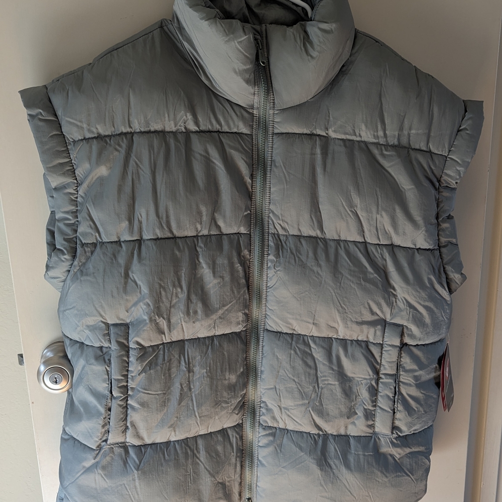 FP Movement by Free People Gray Puffer Vest